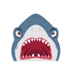 Shark Open Mouth Cartoon Sign