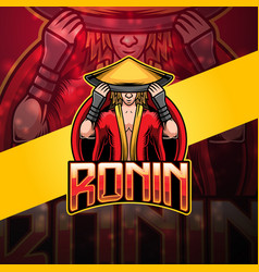 Ronin Esport Mascot Logo Design