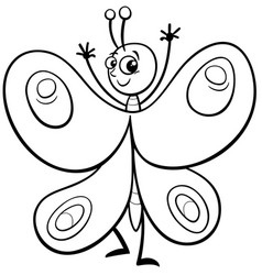 Cartoon Butterfly Insect Animal Character