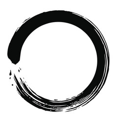 Enso Zen Circle Brush Logo