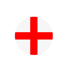 Flag Of England In A Circle