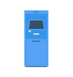 Atm Payment Terminal Auto Teller Machine Flat