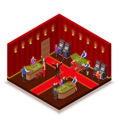 Casino Room Isometric Image