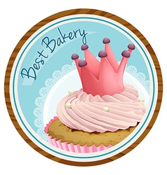 A Best Bakery Label With Cake