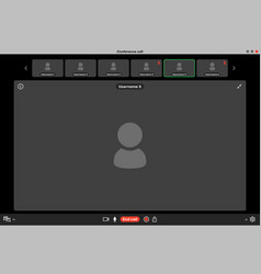 Group Videocall Live Webinar App Interface