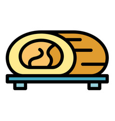 Australian Roll Icon Flat