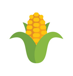 Eco Corn Icon Flat Animal Organic