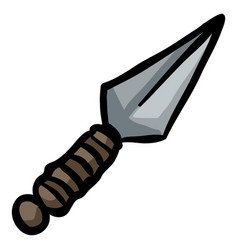 Kunai Knife - Hand Drawn Doodle Icon