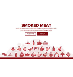 Smoked Meat Barbecue Landing Header