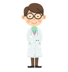 Profession Doctor On White Background