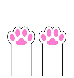 Cat Dog Paw Print Foot Leg Kitten Puppy Pink Paws