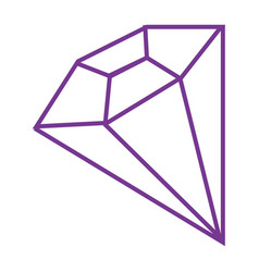 Diamond Crystal Isolated Icon