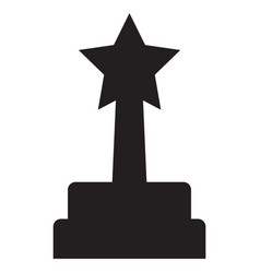 Star Trophy Icon Award Isolated