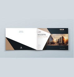 Horizontal Brochure Template Layout Design