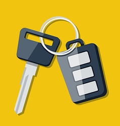 Car Key And Charm Of The Alarm System