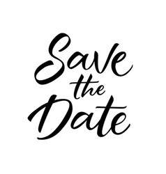 Save The Date Lettering