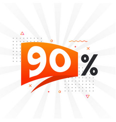 90 Discount Marketing Banner Promotion 90 Percent