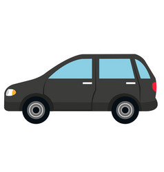 Black Car On White Background Sedan Car Universal