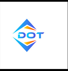 Dot Abstract Technology Logo Design On White