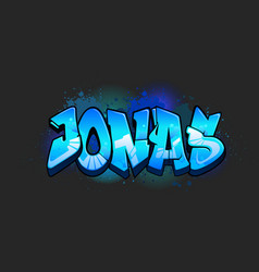 Jonas Graffiti Name Design