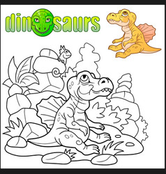 Little Spinosaurus Dinosaur Coloring Book