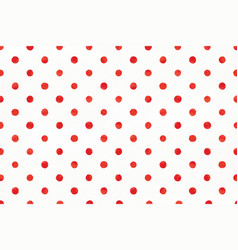 Watercolor Red Polka Dot Design