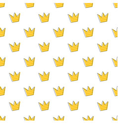 Crown Seamless Pattern Hand Drawn Princess