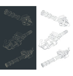 Minigun Drawings