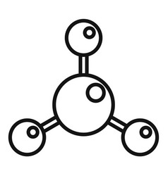 Molecule Icon Outline Lab Research