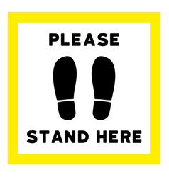 Flat Please Stand Here Icon