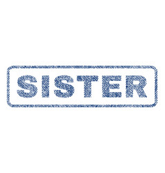 Sister Textile Stamp