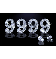 Diamond 9999 Numbers Banner