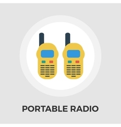 Portable Radio Flat Icon