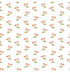 Seamless Pattern With Cloudberry Color Flat