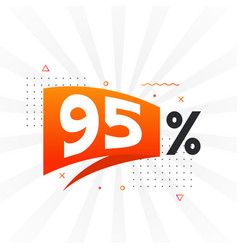 95 Discount Marketing Banner Promotion Percent