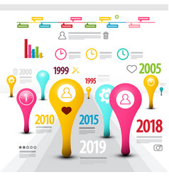 Creative Timeline Infographic Template Modern