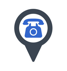 Telephone Booth Location Icon