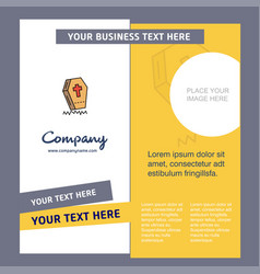 Grave Company Brochure Template Business