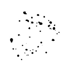 Ink Splatters On White Background Splashes