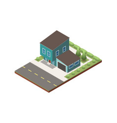 Isometric Suburban House