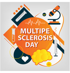 World Ms Day Concept Multiple Sclerosis Treatment