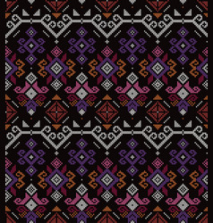 Filipino Yakan Weaving Seamless Pattern