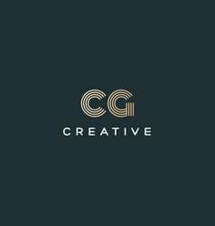 Cg Logo Design Template