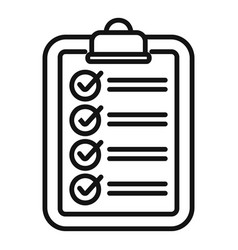 Event Clipboard Task Icon Outline List