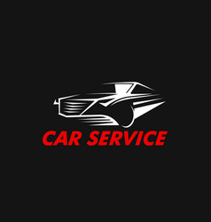 Car Service Icon Vehicle Repair Mechanic Center