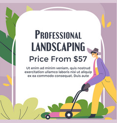 Professional Landscaping Price From 57 Dollars