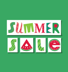 Summer Sale Fancy Lettering Signboard