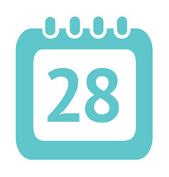 28th Day Calendar Icon