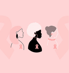 Breast Cancer Awareness Pop Art Concept