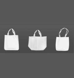 White Blank Tote Bag Mockup